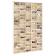 Vetrina da collezione in legno con 90 scomparti 50,5x4,5x79 cm 4017379