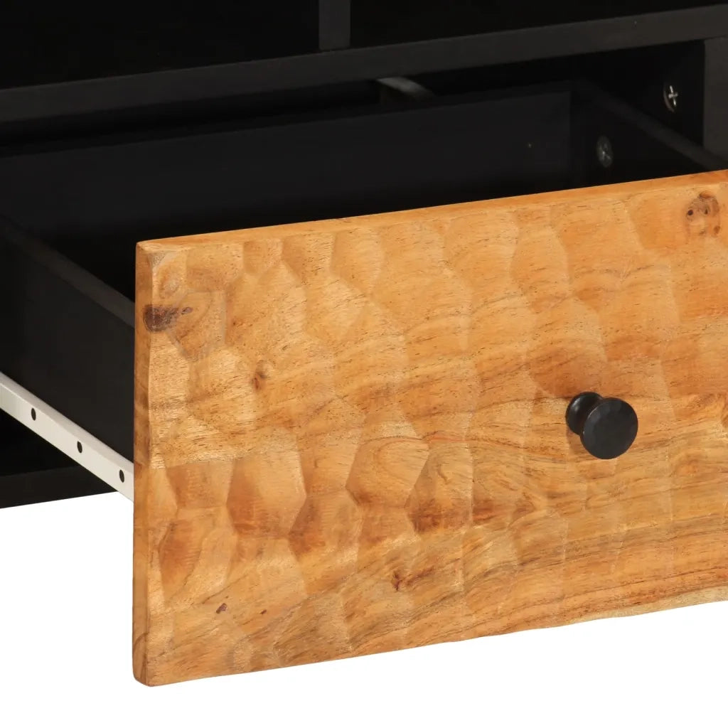 Mobile Porta TV 100x33x46 cm in Legno Massello di Acacia 356871