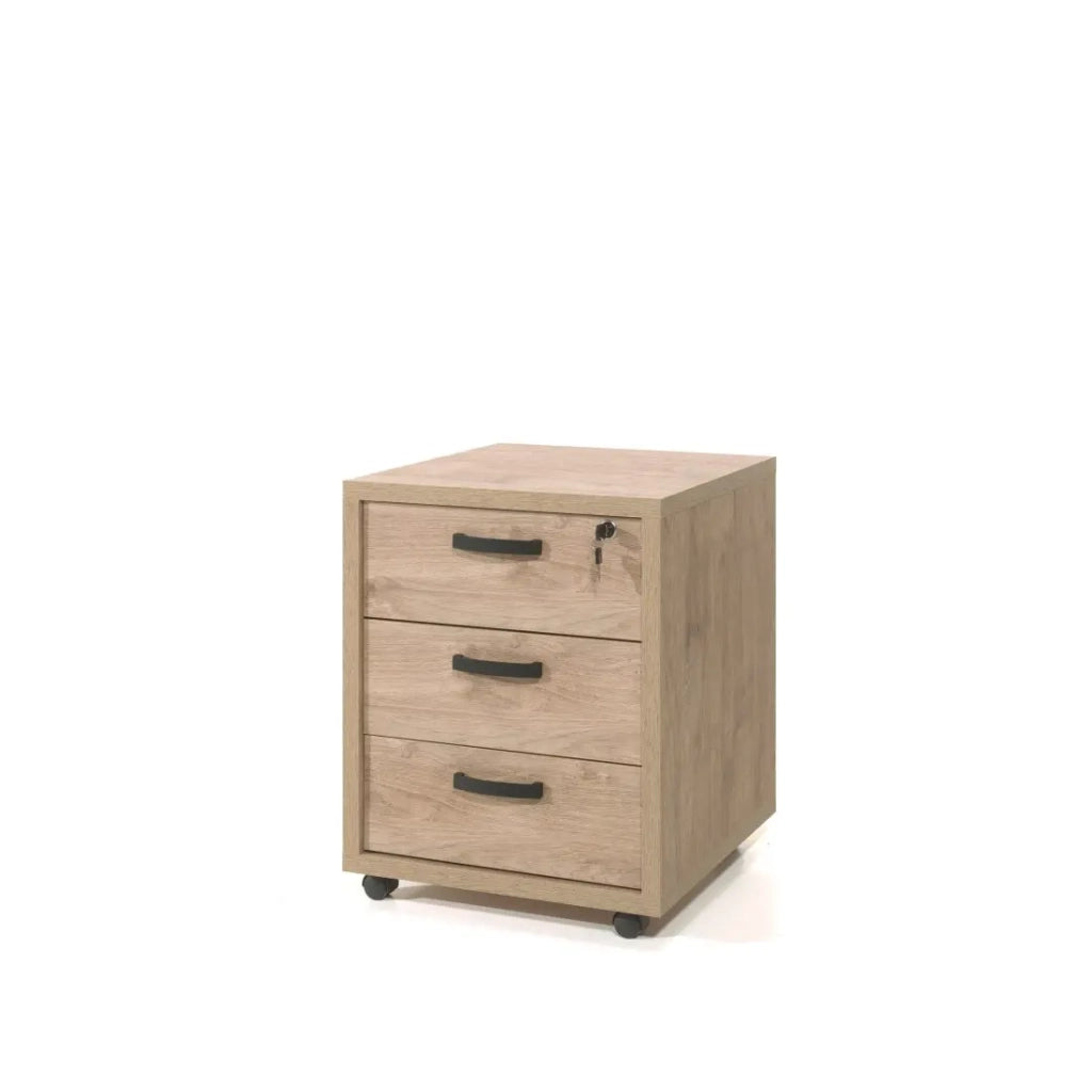 Set di 5 mobili da ufficio professionale in colore quercia dorata collezione DEPÉ
