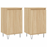 Credenze 2 pz | Madia | Buffet da pranzo | Armadio da pranzo Rovere Sonoma 40x35x70 cm in Legno Multistrato