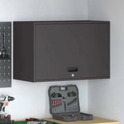 Armadio a muro per garage Nero 80 x 40 x 53 cm 883264