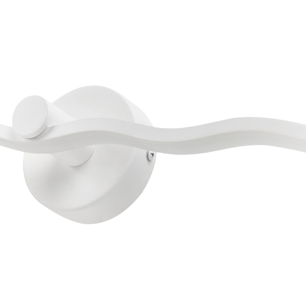 Lampada LED Immagine Lampada a specchio Metallo bianco 55 cm Luce Camera da letto Soggiorno Bagno Lampada a specchio
