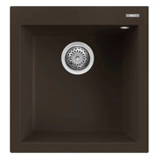 Lavello Elleci Incasso 1 vasca 47x50 Quadra 102 Granitek Espresso Marrone LGQ10278