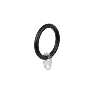 ANELLO IN METALLO D 20 CONF. 8 PZ NERO- 4,0 pz