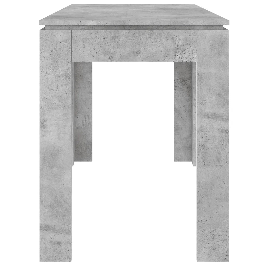 Tavolo da Pranzo Grigio Cemento 120x60x76 cm Legno Multistrato 800760