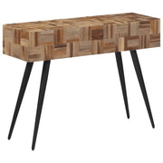 Tavolino Consolle 110x34x80 cm Teak Massello di Recuperocod mxl 110260