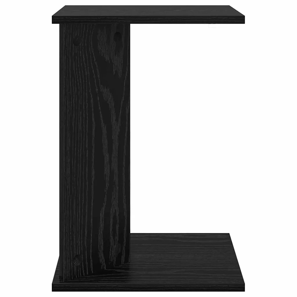 Tavolino Rovere Nero 35 x 25 x 50 cm Legno multistrato 891185