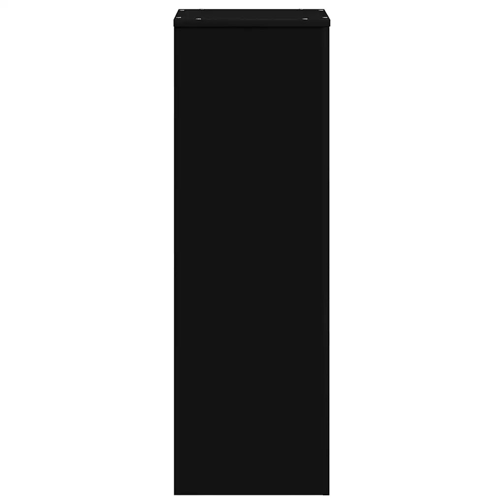 Supporto per Piante Nero 33x33x100 cm in Truciolare 852952
