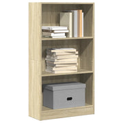Libreria-Scaffale per Libri-Mobile di Stoccaggio Rovere Sonoma 60x24x109 cm in Legno Multistrato
