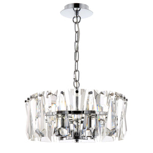 Lampada pendente Modern in Metallo Puntes Cromo