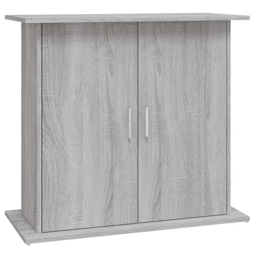 Supporto Acquario 81x36x73cm in Legno Multistrato Grigio Sonoma CFW8025845