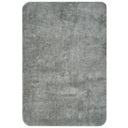 Tappetino da bagno in microfibra grigio 60 x 90 cm con retro antiscivolo Accessori da bagno rettangolari morbidi