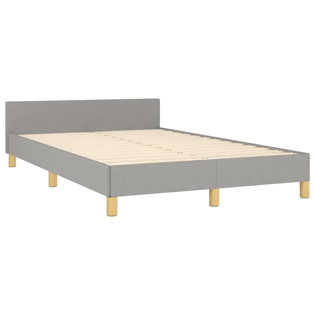Giroletto senza Materasso Grigio Chiaro 120x200 cm Tessuto 347399
