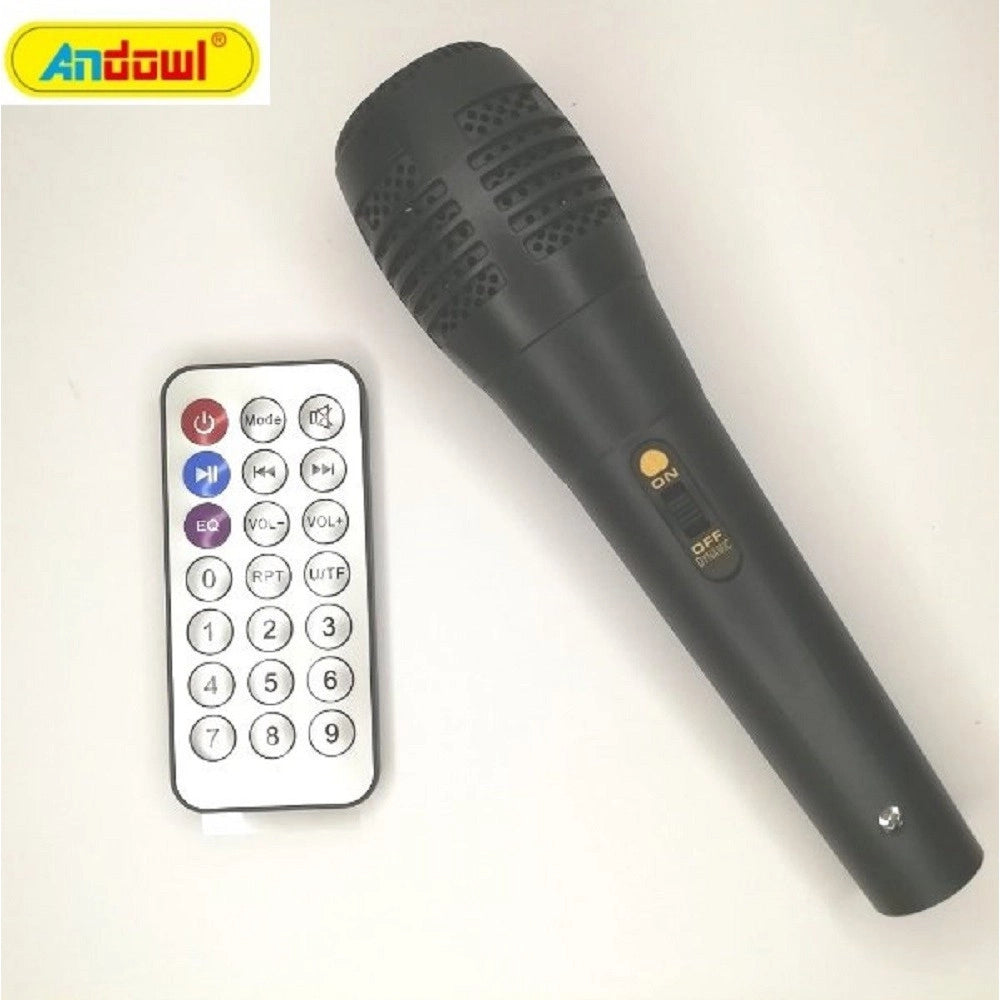Trade Shop - Speaker Portatile Karaoke Altoparlante Bluetooth Wireless Microfono Led Q-yx606 -