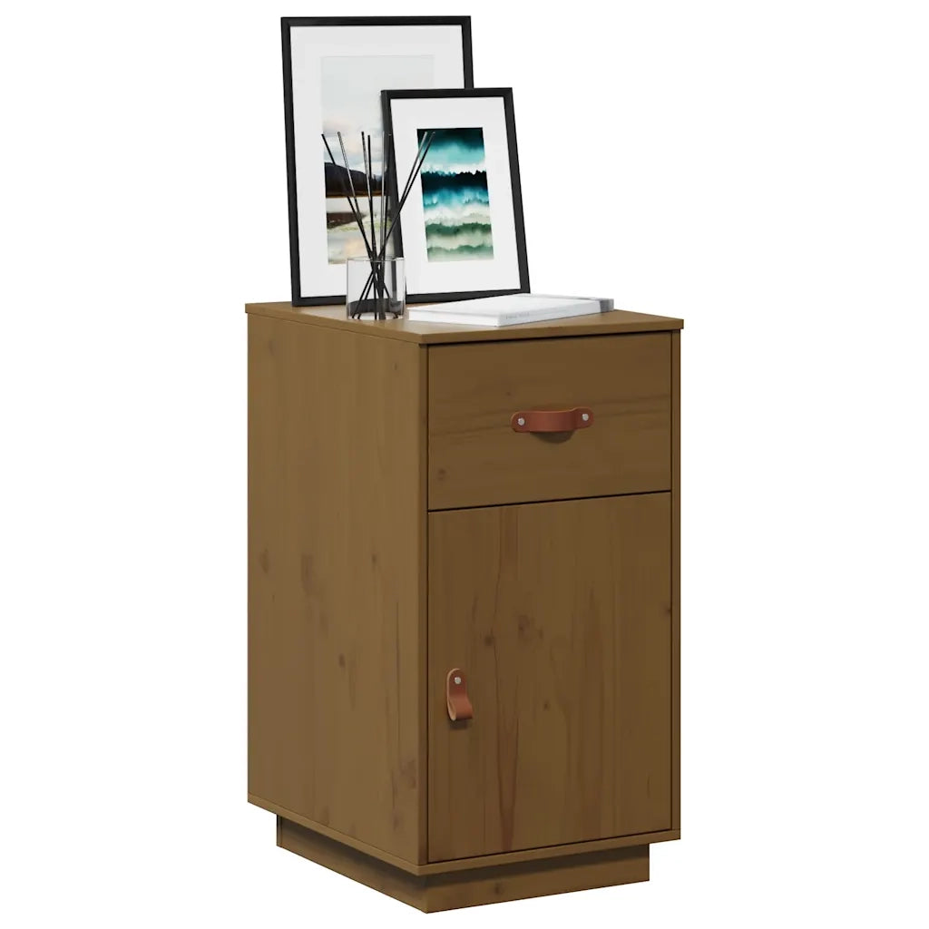 Armadietto da Scrivania Ambra 40x50x75cm in Legno Massello Pino 820100