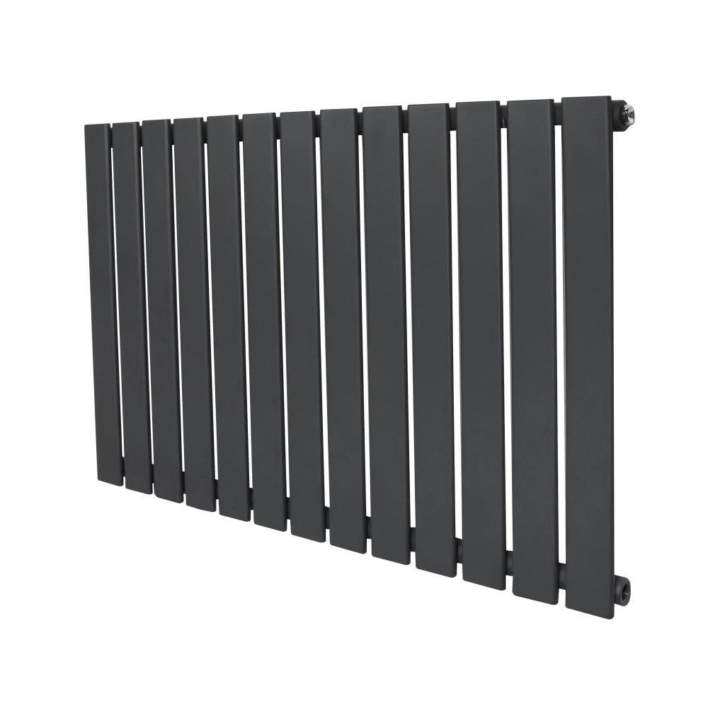 Radiatore Orizzontale Design Piatto Colonna Singola Antracite 600x910 mm