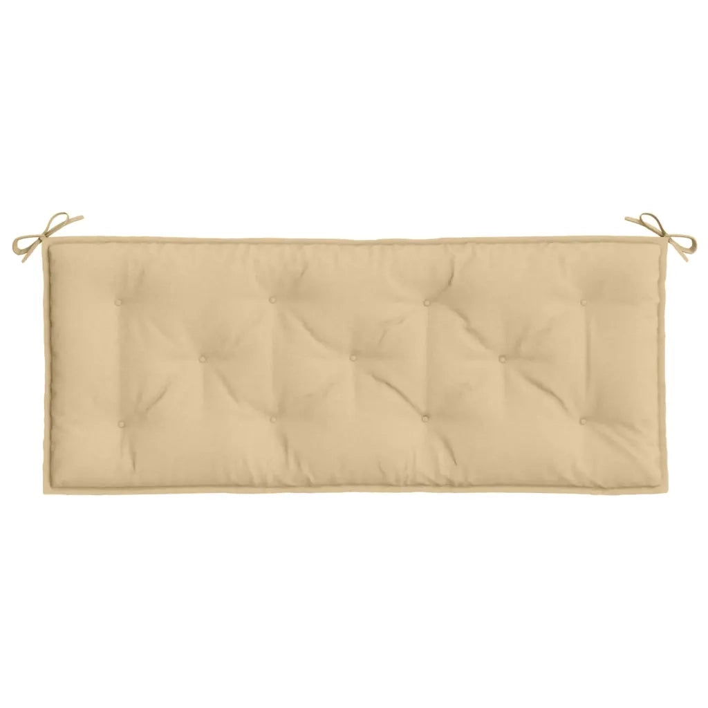 Cuscino per Panca da Giardino Beige Mélange 120x50x7cm Tessuto 4002545