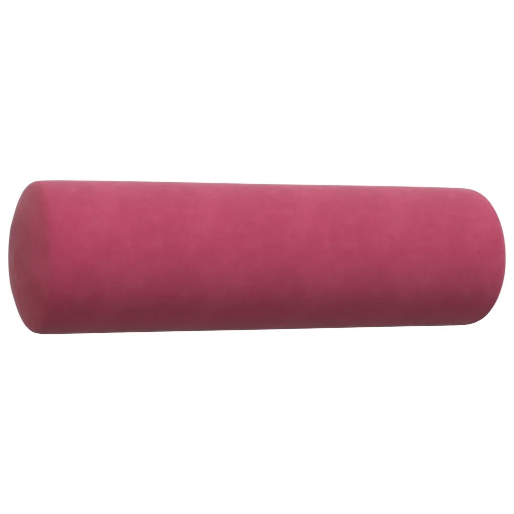 Set di Divani 3 pz con Cuscini e Rinforzi Rosso Vino in Velluto 3278455