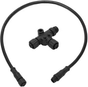 Cavo di collegamento NMEA 2000, 0,5 m, T-stekker, IP67, materiale ABS, compatibile con NMEA 2000, connessione affidabile, cavo di rete.