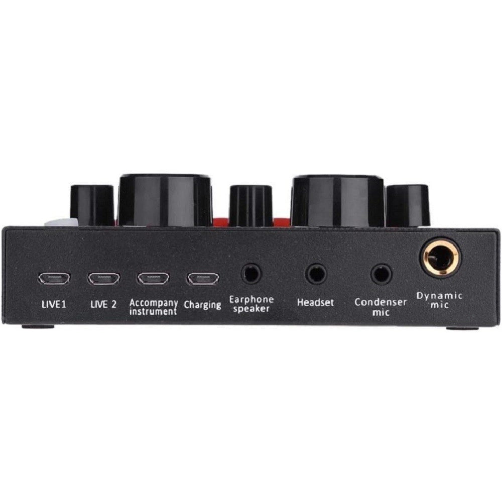 Trade Shop - Scheda Audio V8 Cambia Voce Conversione Effetti Sonori Mixer Registrazione Usb -
