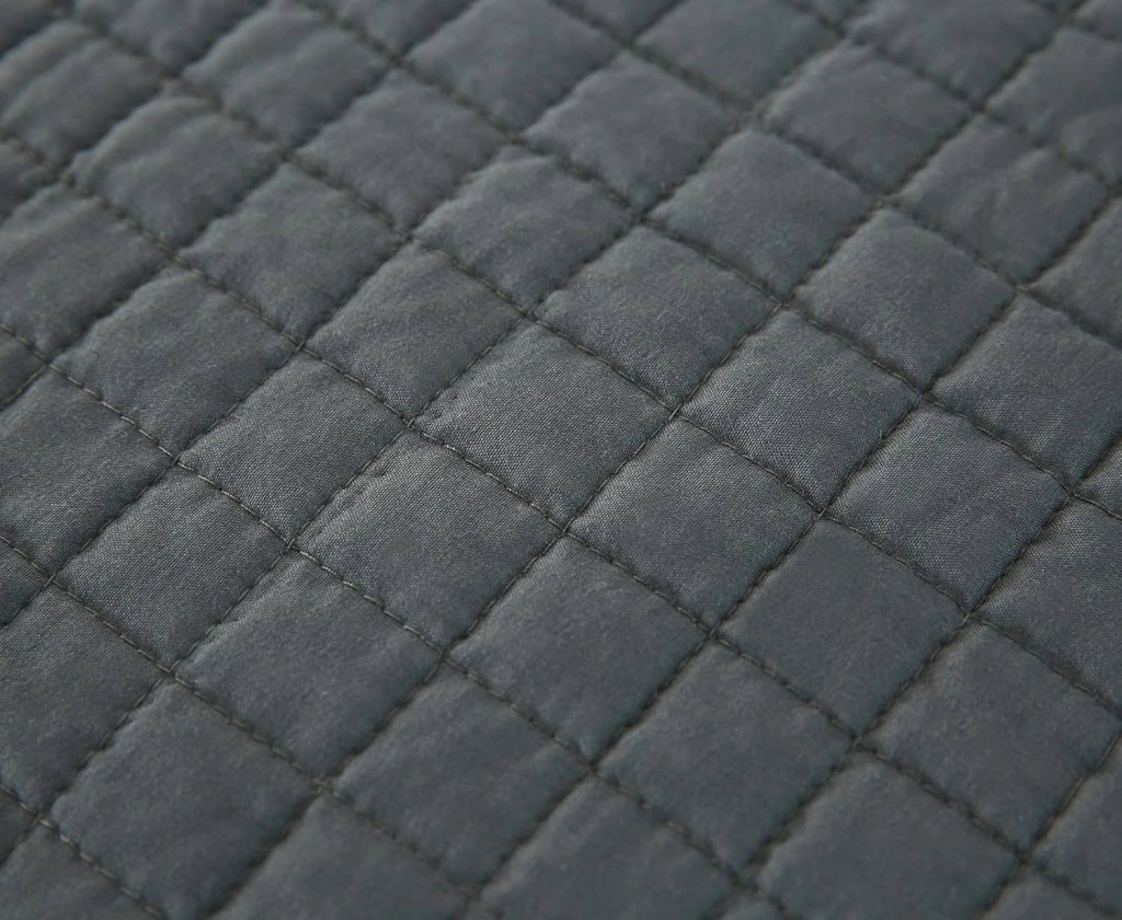 Trapuntino Matrimoniale Trapunta Singolo Copriletto Trapuntato Double Face Reversibile Moderno Grigio+Beige 240x260 cm 2 Pezzi