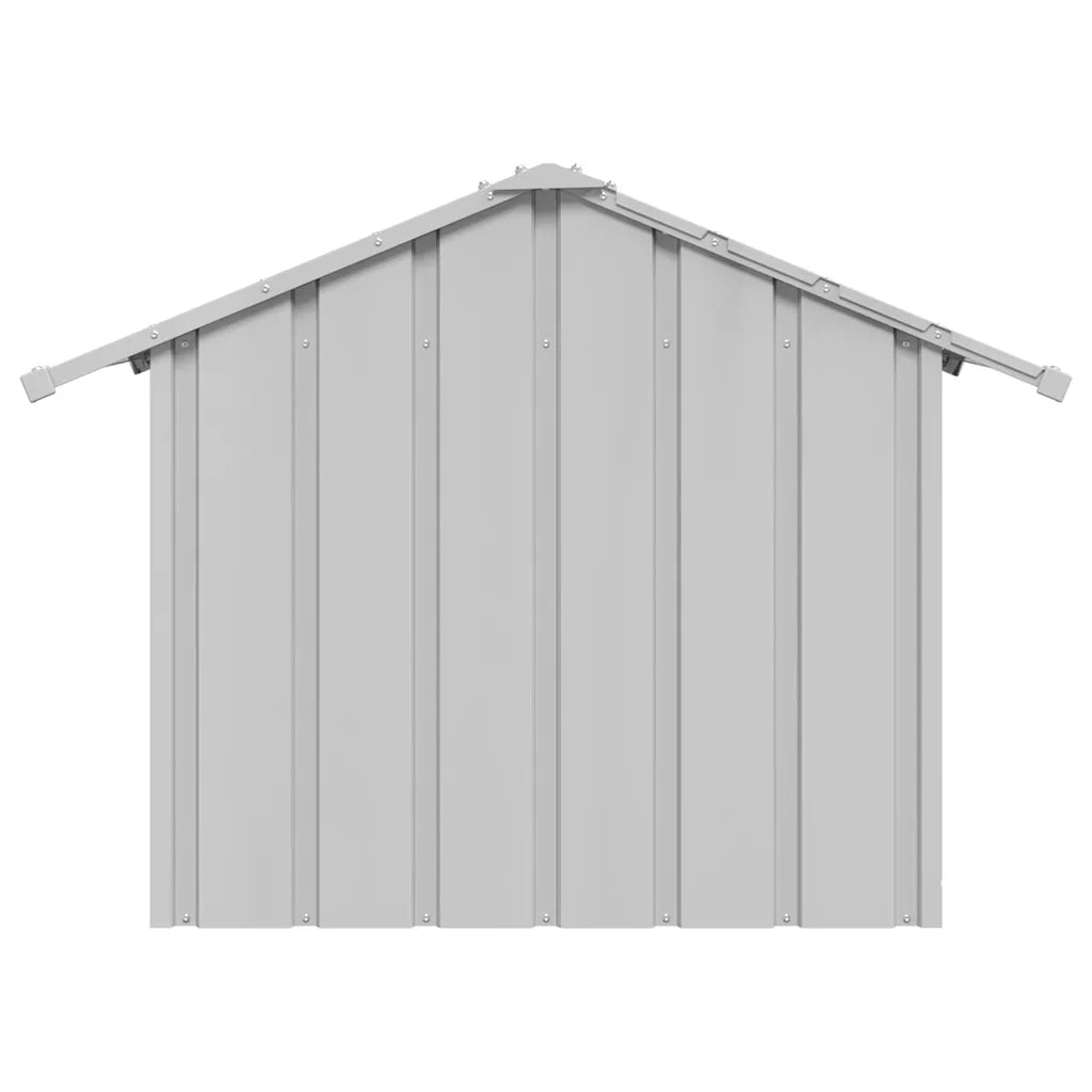 Casetta per Cani con Tetto 85x107x81 cm Acciaio Zincato