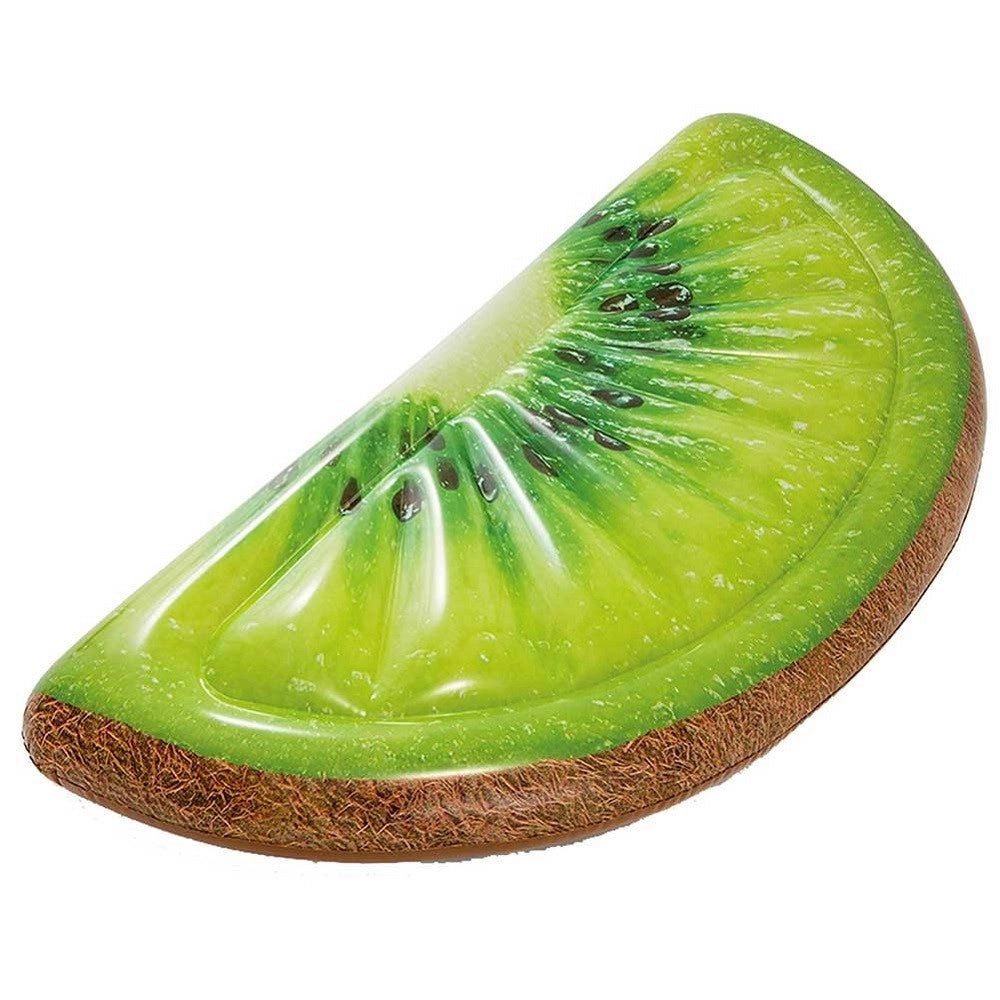 Trade Shop - Spicchio Di Kiwi Materassino Isola Gonfiabile Mare Piscina 178 X 85 Cm Verde -