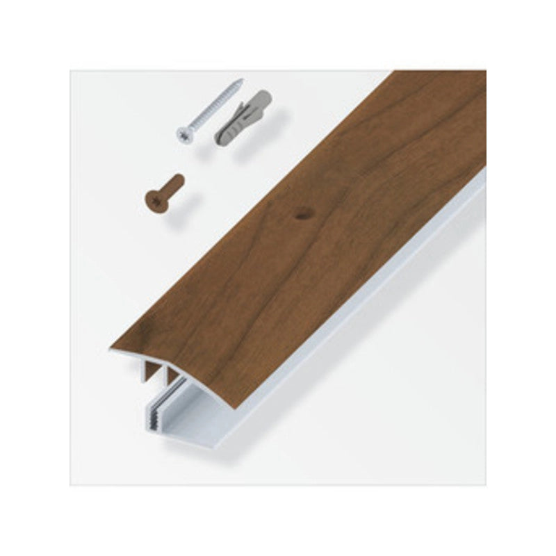 TERMINALE A SCIVOLO PER PARQUET NOCE NAT. 100 CM- 1,0 pz