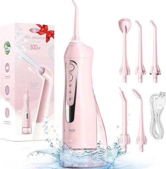 Dentifricio portatile con reservoir 300 ml acqua - Pulitore dentale ricaricabile per uso itinerante