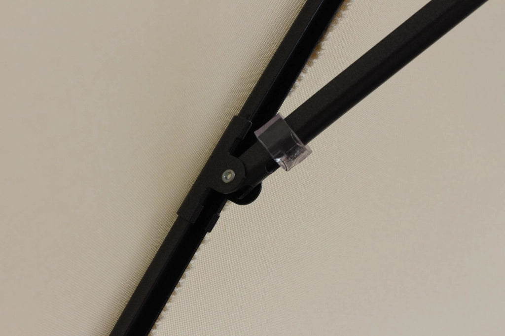 Ombrellone da Giardino Ø 2,5 m Palo Ø27 mm in Acciaio Maffei Kronos Ecrù