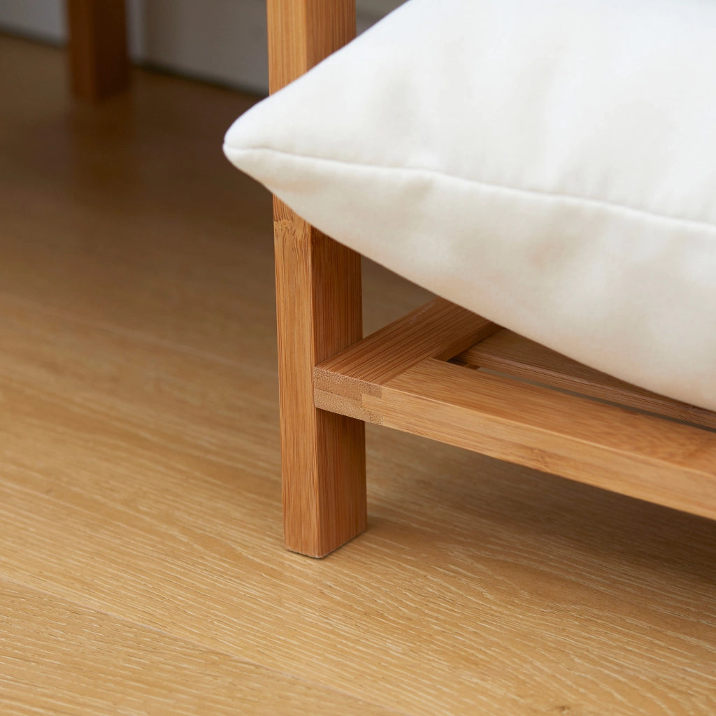 Appendiabiti 90x30x145 cm con Scaffale a 6 Livelli e Barra Attaccapanni in Bambù Legno Naturale