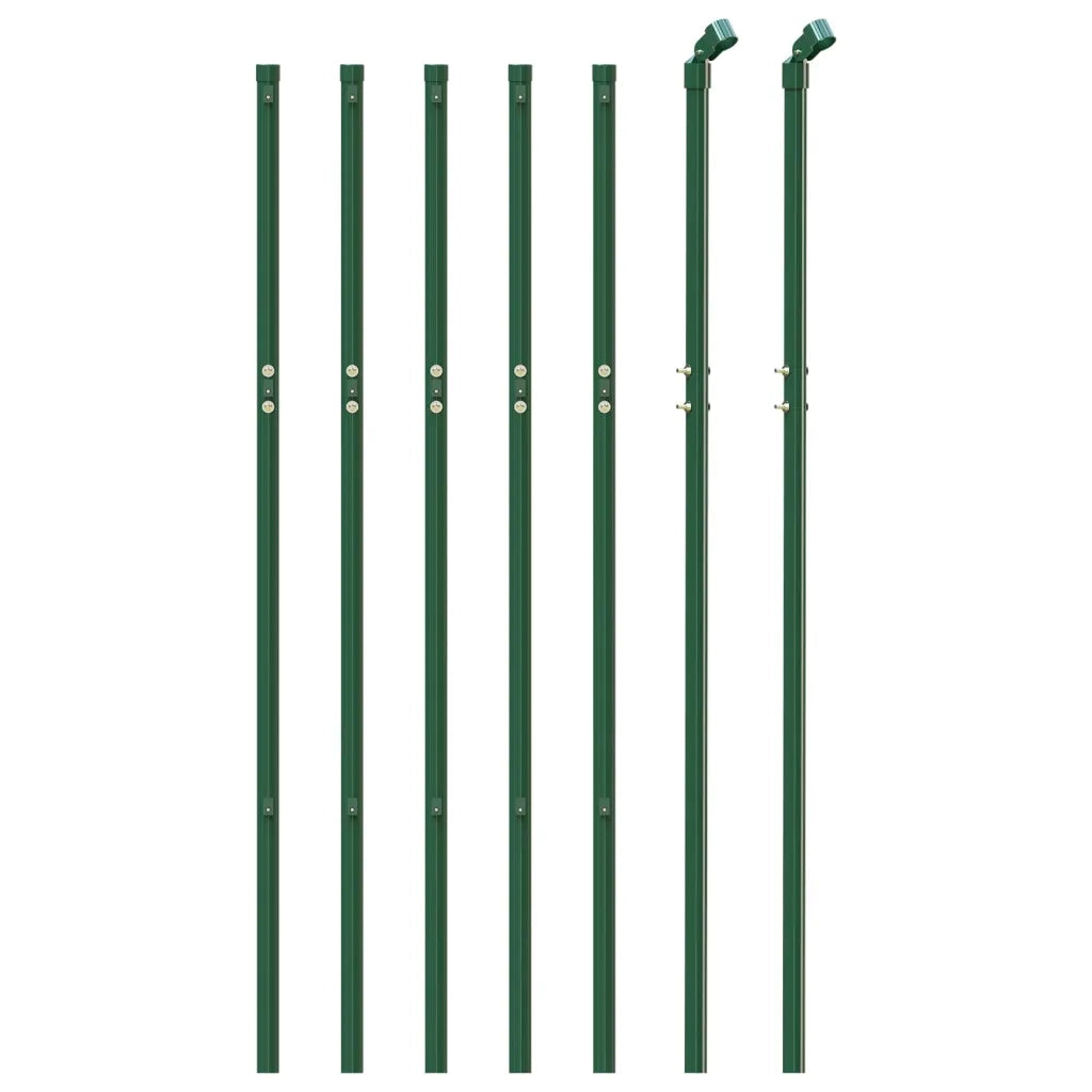Recinzione Metallica Verde 1x10 m in Acciaio Zincato 154081