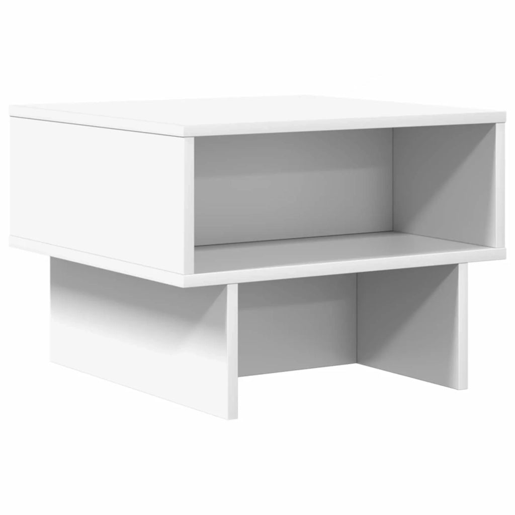 Tavolino da salotto | Tavolino da caff¨¨ | Tavolino da Soggiorno Bianco 48 x 46 x 35 cm Legno multistrato