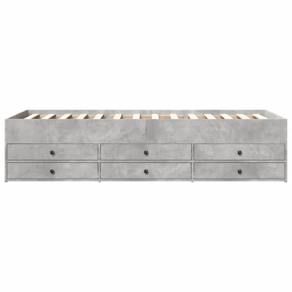 Divano Letto con Cassetti senza Materasso 100x200 cm 3280870