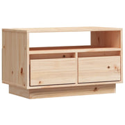 Mobile Porta TV-Credenza TV 60x35x37 cm in Legno Massello di Pino