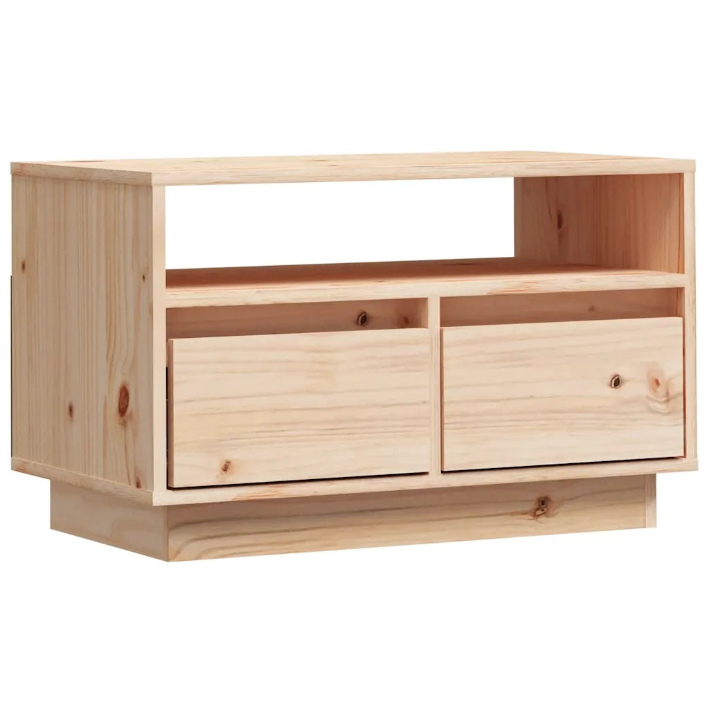 Mobile Porta TV-Credenza TV 60x35x37 cm in Legno Massello di Pino
