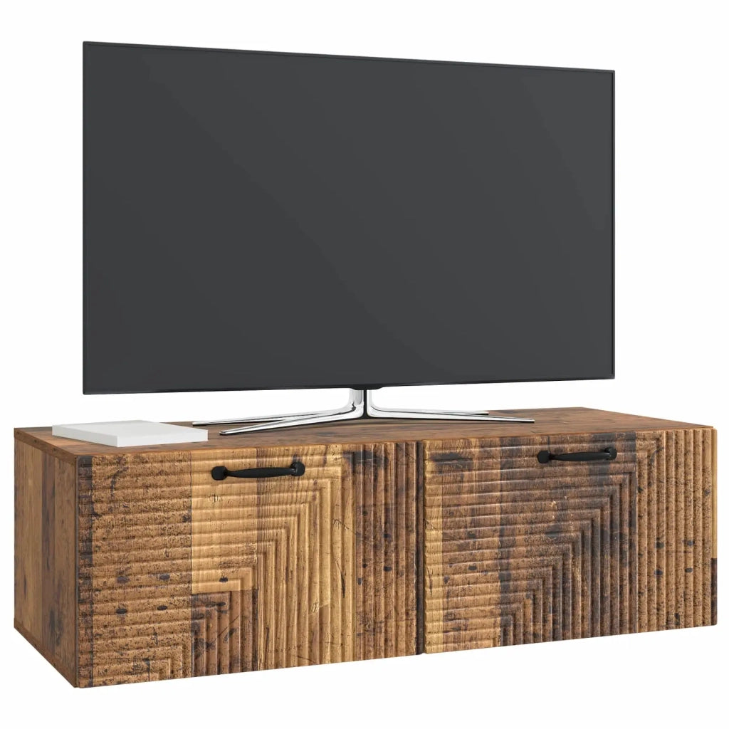 Mobile Porta TV da Muro Legno antico 98 x 41 x 30 cm 898703