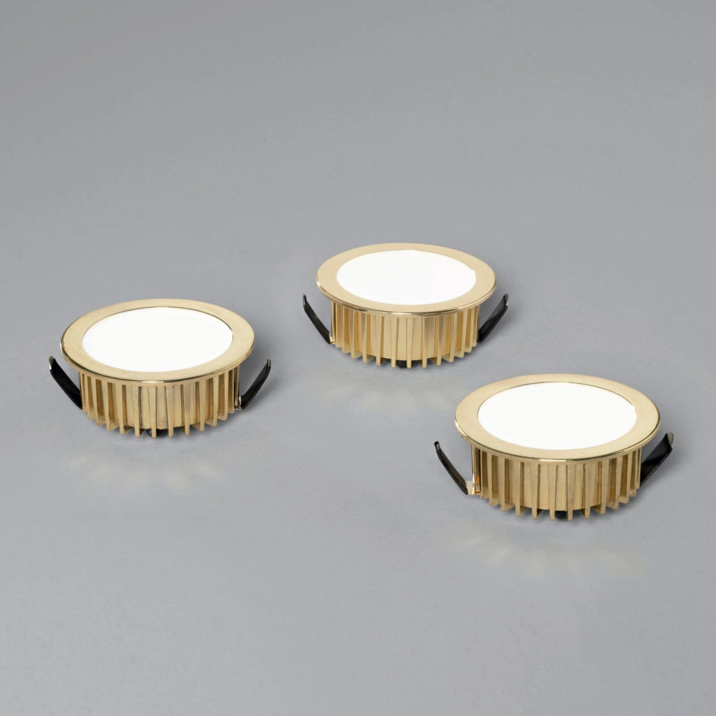 INCASSO LED FUSION ORO 3 PEZZI 5W 1200LM 4000K 7X3,2CM