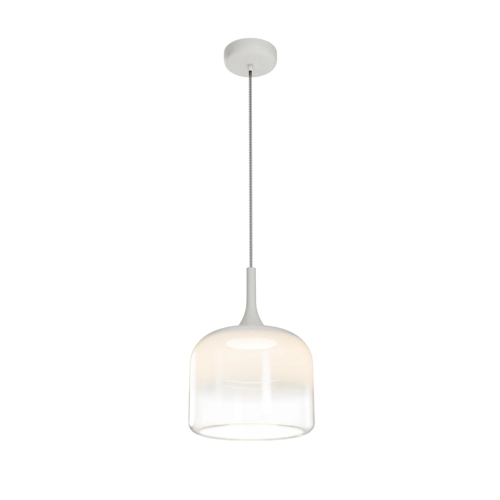 Maytoni Sospensione Contemporanea Spirito 1 luce LED integrato bianco metallo vetro