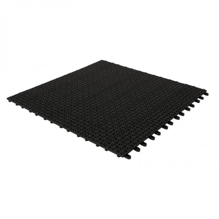 Set da 6 Piastrelle Flessibili in Plastica 55,5 x 55,5 cm da esterno, drenanti e autobloccanti