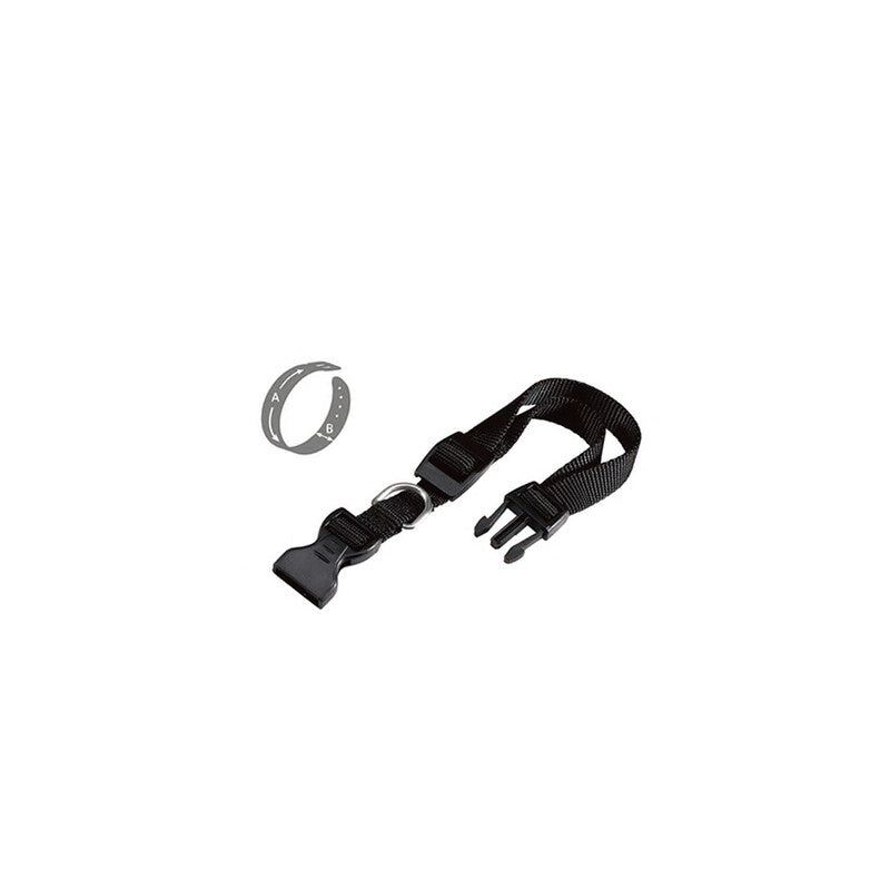 ZOOV COLLARE REG. IN NYLON NERO MM.25X40/65- 1,0 pz