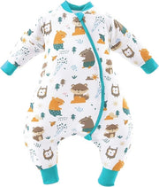 Zaino per Bambini con Piedi per il Sonno d'Inverno - Respirante e Leggero - Ideale per l'Intero Anno