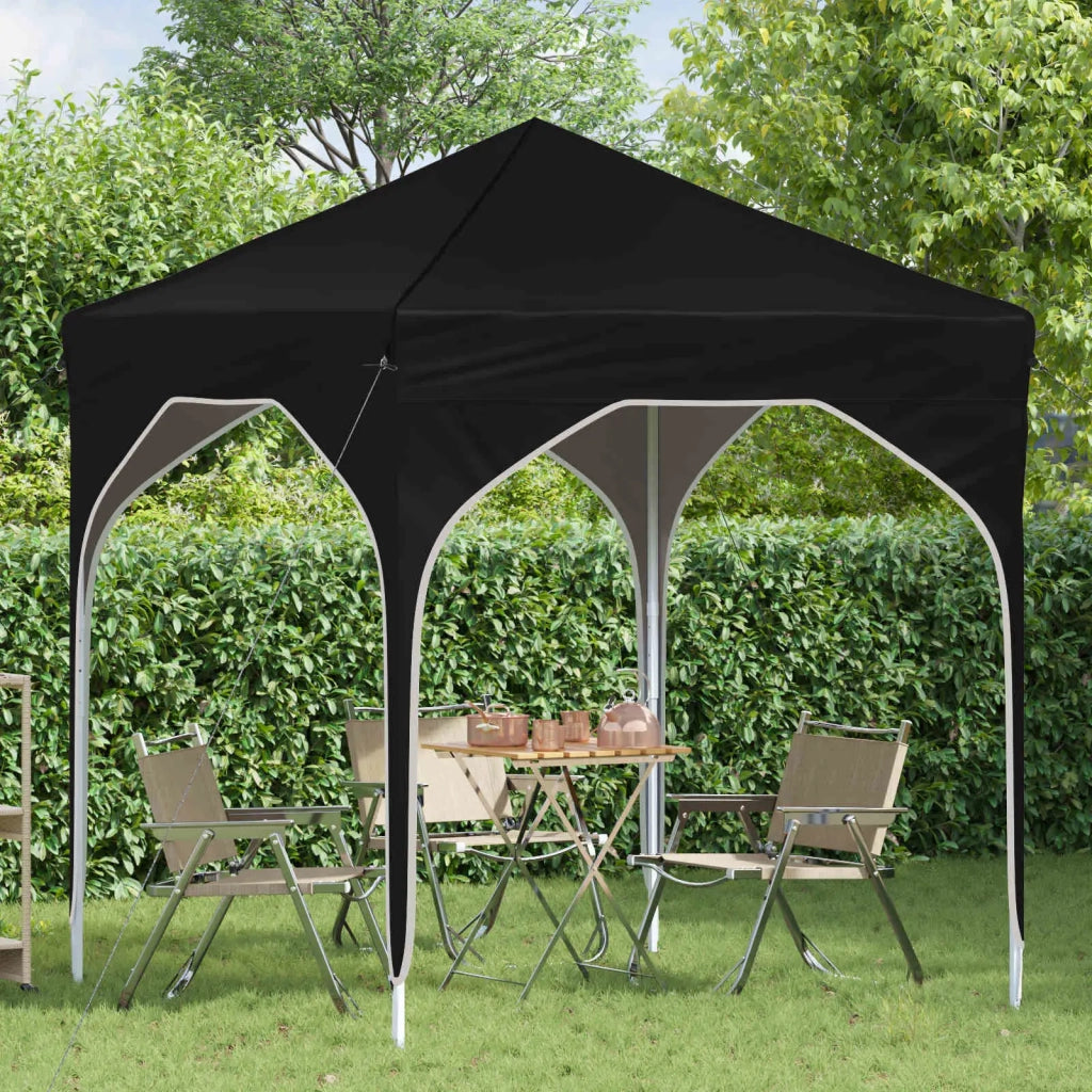 Tenda per feste a pop-up-Gazebo 194 x 194 x 245 cm Nero