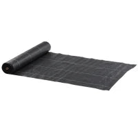 Telo per Pacciamatura 50x2 m Traspirante e Anti-UV in Polipropilene Nero