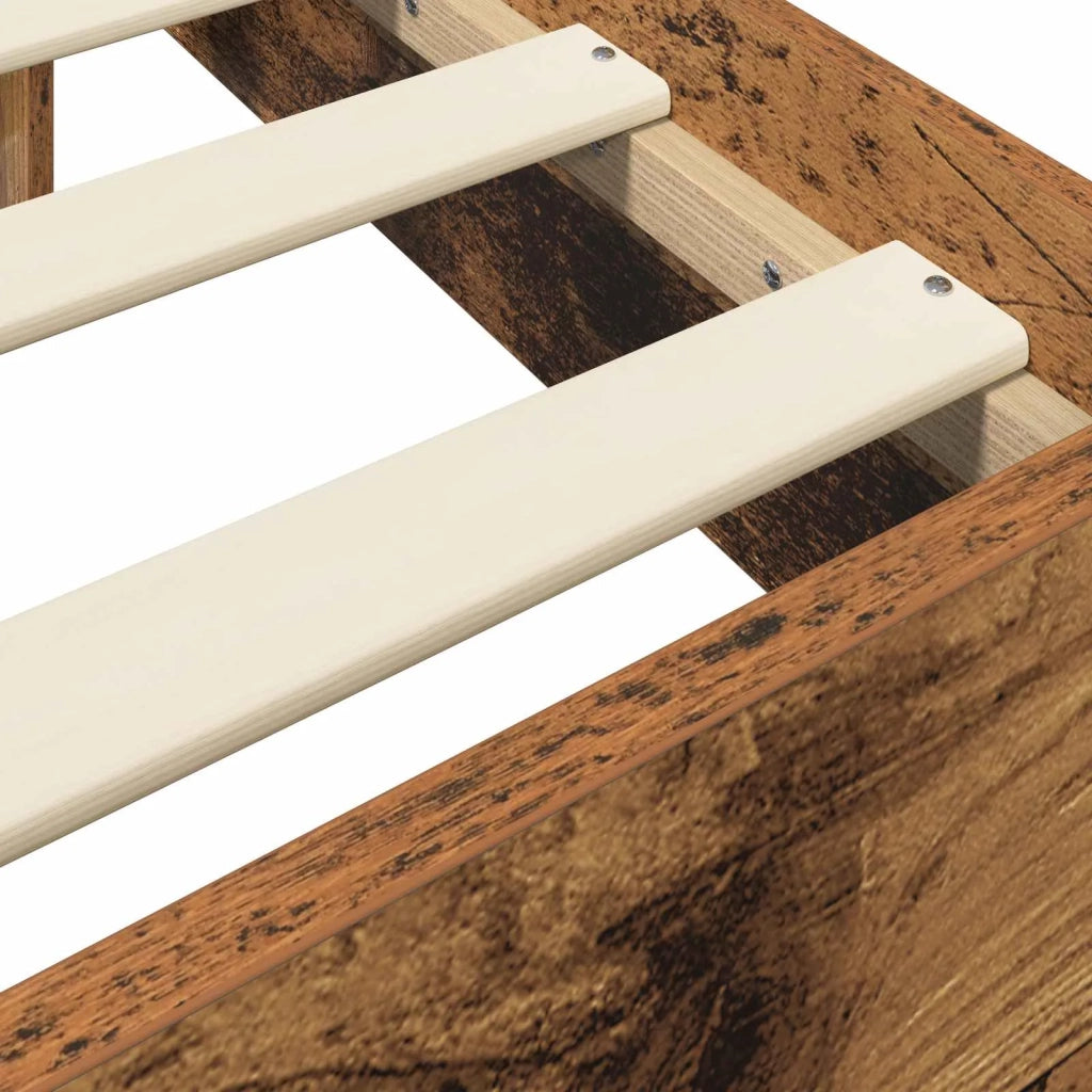 Telaio del letto con storage Legno antico 80 x 200 cm 3429624