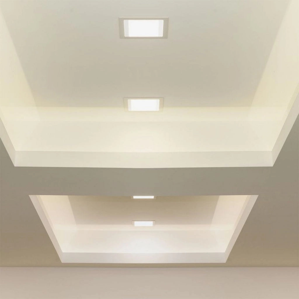 Faretto Pannello Led Da Incasso Quadrato 6W Bianco Neutro 120x120mm SKU-4864