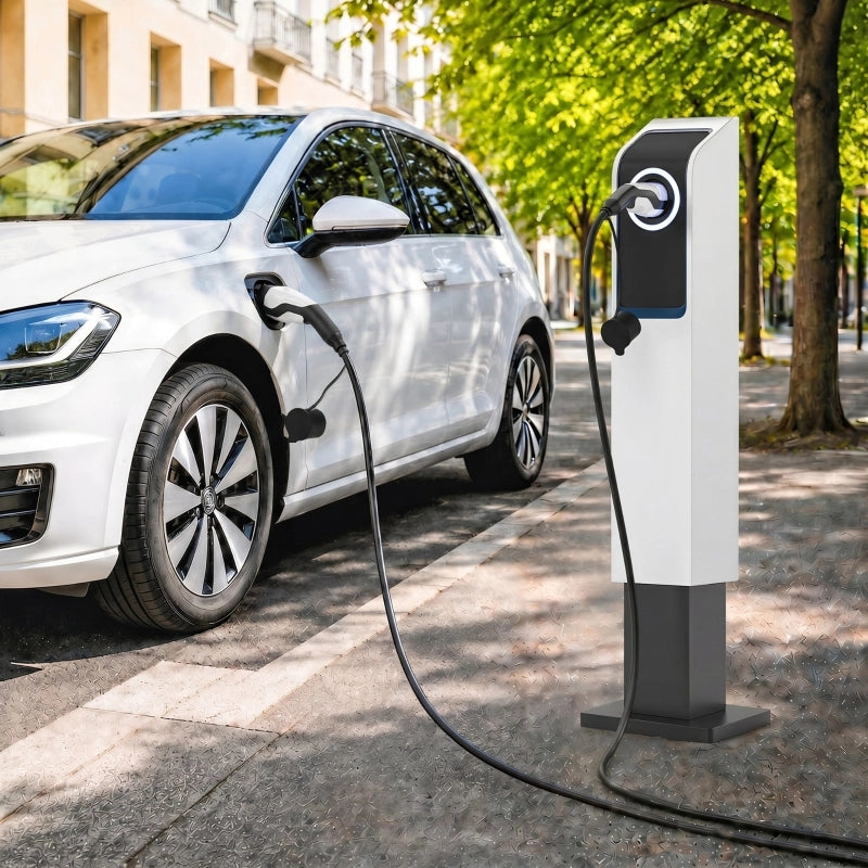 Cavo di ricarica per veicoli elettrici di tipo 2, 11 kW, 16 A, Modalit¨¤ 3, trifase, 5 m ¨C Cavo di prolunga per auto elettriche e ibride plug-in