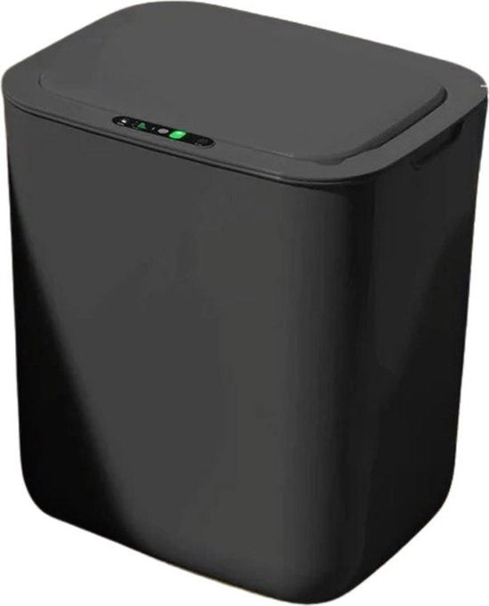 Cestino con Sensore - Cestino Intelligente - 18 Litri - Ricarica USB - Sensore Avanzato - Cestino Elettrico - Nero