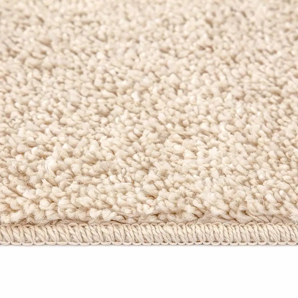 Tappeto Shaggy Antiscivolo Crema 120 x 120 cm PP 4019783