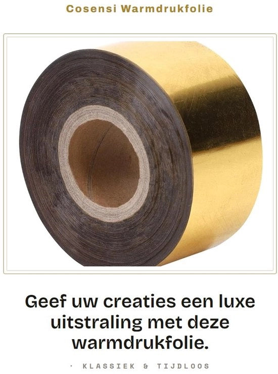 Foglia di decorazione adesiva da 3cm x 120m in oro